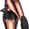INFINITIPRO BY CONAIR Rose Gold Titanium 1 1/4-Inch Curling Iron, 1 ¼ inch barrel produces loose curls – for use on medium and long hair