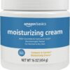 Amazon Basics Moisturizer Cream for Face, Dry Skin, Hydrating, 16 Ounces, 1-Pack