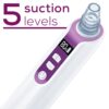 Beurer Blackhead Remover Pore Vacuum with 3 Suction Head Attachments & 5 Suction Levels, for All Skin Types - Blackhead Vacuum for Deep Cleansing, FC41