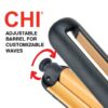 CHI Multi-Wave Styler, Hair Waver With Adjustable Barrel For Customizable Waves, Reduces Frizz & Increases Shine, Black