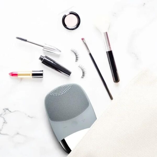 3-in-1 Sonic Vibration Silicone Facial Cleanser & Massager Pink