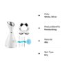 GETANYE Nano Ionic Face Steamer - 10X Penetration for Facial, Unclogs Pores, Moisturizing Spa Humidifier with Free Blackhead Remover Kit, Hair Band, Face Brush