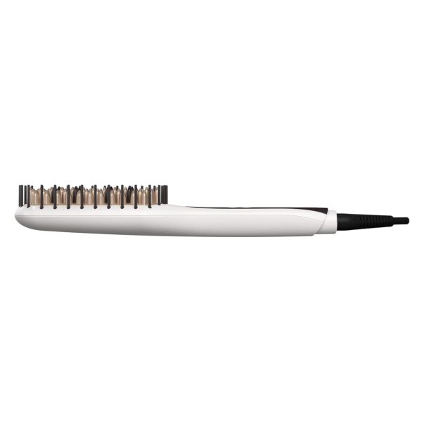 Remington Shine Therapy Hair Straightener Thermal Brush - Ceramic Infusion Technology, Argan Oil & Keratin Infused, One Pass Hair Straightener Brush with 7 Precision Heat Settings, Cool Tip Bristles