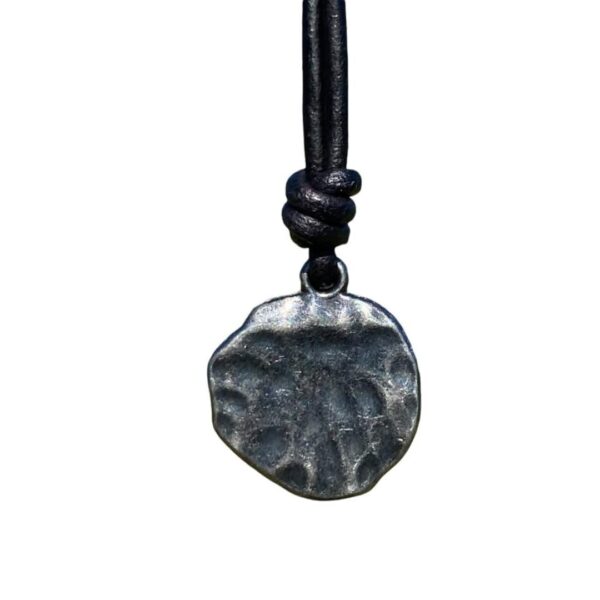 Cross Leather Necklace Mens - Men Cross Coin, Religious Pendant, Medallion Necklaces, Christmas Gift, Catholic Pendant, Christian Charms, Women Gifts to Husband Cute Crosses Best Friend (Gunmetal)
