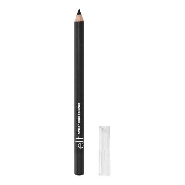 e.l.f. Smoky Kohl Eyeliner, Eye Pencil For Creating Long-Lasting, Bold, High-Pigmented Makeup Looks, Vegan & Cruelty-Free, Black Velvet