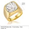 Dainty Square Agate Gemstone Ring Stainless Steel Sparkle Cubic Zirconia Band Rings for Women