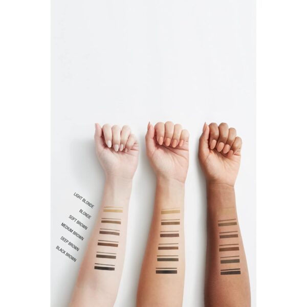 Maybelline Express Brow 2-In-1 Pencil and Powder Eyebrow Makeup, Medium Brown, 1 Count