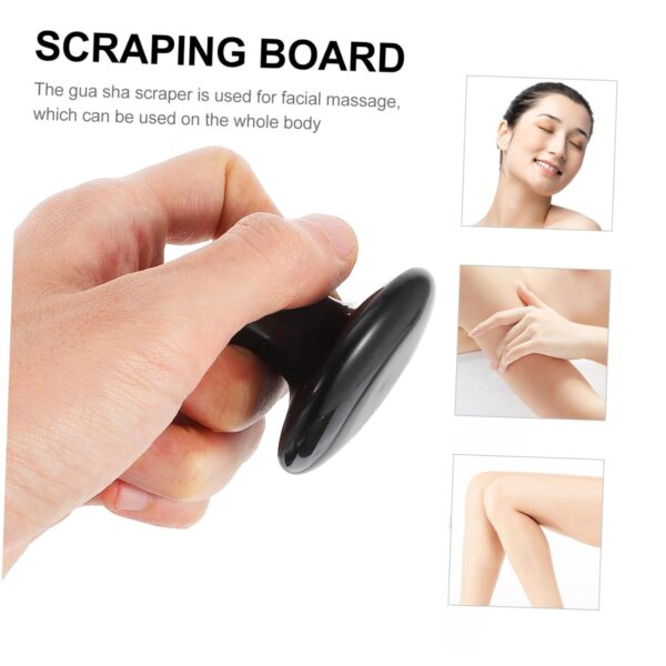 Hemoton Jade Facial Roller Massager Improve Circulation Reduce Wrinkles 1 Set of 3