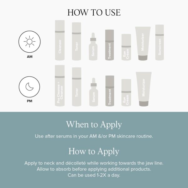 DRMTLGY Advanced Neck Firming Cream - Tightening & Lifting Sagging Skin, Peptides & Vitamin E, 1.8 oz