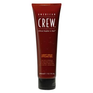 American Crew Men's Hair Gel, Light Hold Styling Product, 13.1 fl oz