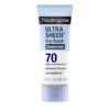 Neutrogena Ultra Sheer Dry-Touch Water Resistant and Non-Greasy Sunscreen Lotion with Broad Spectrum SPF 70, 3 Fl Oz (Pack of 1)