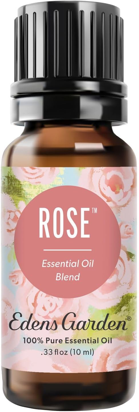 612YIDmrvxL._AC_SL1500_.jpg Edens Garden Rose Essential Oil Blend – 100% Pure Therapeutic Grade, Aromatherapy, Relaxation, Skin Therapy, Clean Perfume & Fragrance Alternative, Floral Aroma for Diffusers & DIY 10 ml (.33 fl oz)