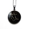zodiac jewelry, astrology necklace, star necklace, gemini jewelry, gemini pendant, zodiac sign necklace, gemini constellation gift