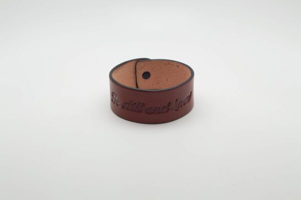 Realeather Solid Natural Veg Tan Leather Bracelet, Natural, Pack Of 8 US