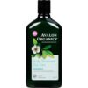 Avalon Organics Scalp Treatment Tea Tree Shampoo, Encourages Scalp Well-Being and Leaves Hair Soft, 11 Fluid Ounces