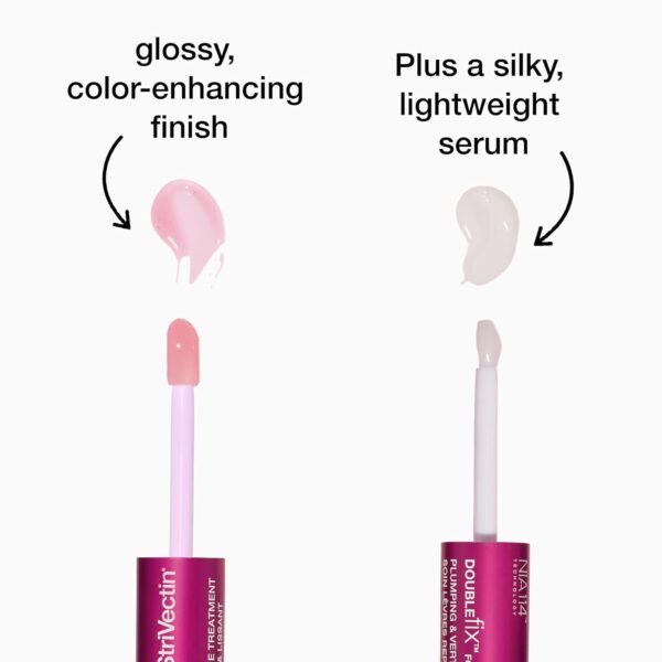 StriVectin Anti-Wrinkle Double Fix for Lips Plump and Smooth Vertical Lines, Hydrating Two-in-One Treatment, 0.16 Fl O