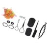 Hair Styling Modelling Tool Changeable for Multi Scene ABS Silicone 12pcs