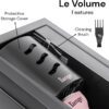 L'ANGE HAIR Le Volume 2-in-1 Titanium Blow Dryer Brush | Hot Air Brush in One with Oval Barrel | Hair Styler for Smooth, Frizz-Free Results for All Hair Types (Blush - 75 mm)