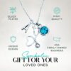 Personalized Nurse Necklace with Initial and Birthstone Charm, Stethoscope Pendant, Custom Jewelry Gift for Nurses, Nursing Students, and Medical Professionals