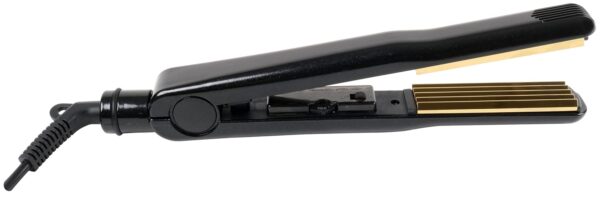 Aria Beauty Titanium Texturing Crimper - Hair Crimper Iron for 90's Inspired Volume and Shine - Crimping Tool with Adjustable Heat up to 450 F - 1 pc