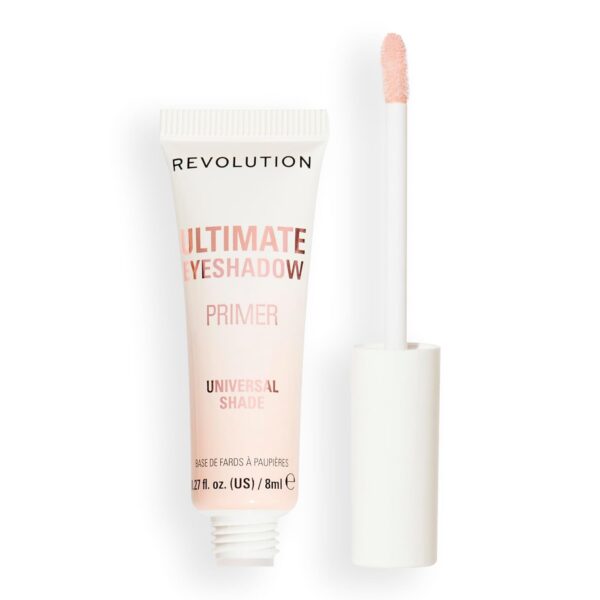 Revolution, Ultimate Eye Base, Long-Lasting Eyeshadow Primer, Smooth for Gripping & Crease-Free Eye Makeup Looks, Cruelty-Free & Vegan, 0.27 fl oz