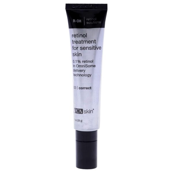 PCA SKIN Retinol Treatment for Sensitive Skin - Anti Aging Face Serum to Gently Reduce Redness & Minimize Fine Lines & Wrinkles - Contains Vitamin A & Hydrating Niacinamide (1 oz)