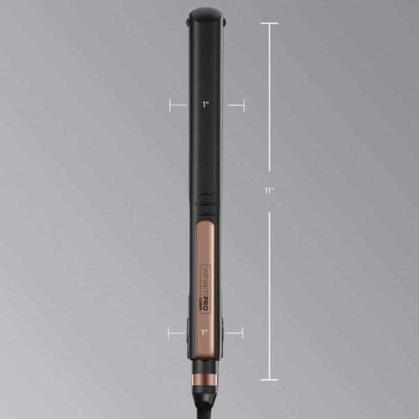 CONAIR INFINITIPRO Rose Gold Ceramic Flat Iron, 1-inch