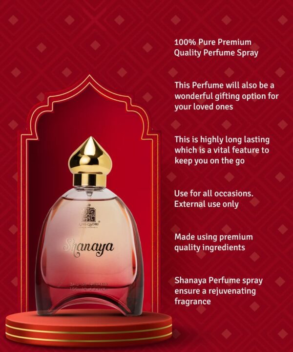 Luxury Unisex Eau De Parfum, Arabic and French Blend, Long Lasting Fragrance, 3.4 fl oz