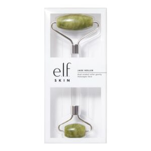 e.l.f. SKIN Jade Roller, Facial Roller to Massage & Destress Skin, Gently Massages, Soothes & Boosts Skin’s Vitality