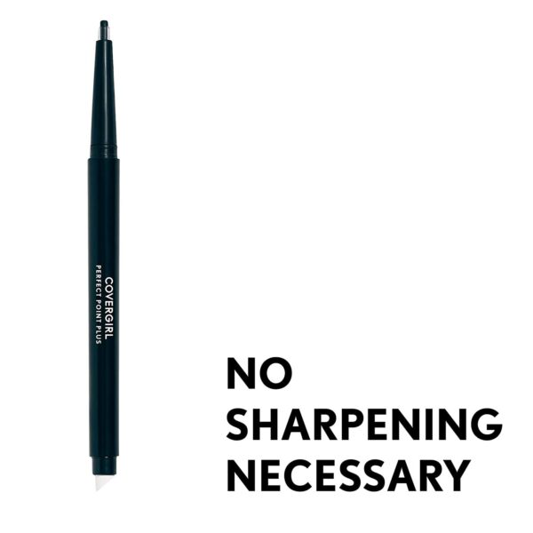 COVERGIRL Perfect Point Plus Self-Sharpening 2-pack Eyeliner Pencil, Long-Lasting, Easy Application Eyeliner Glides on Smoothly, Perfect Line Pencil