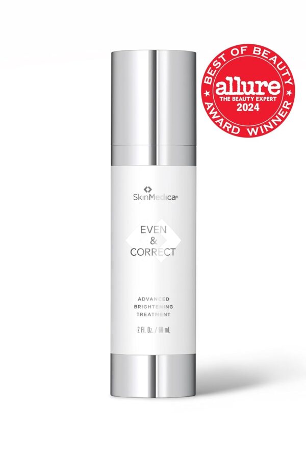 SkinMedica Even & Correct Advanced Brightening Treatment Face Serum, Addresses the Appearance of Dark Spots, Hyperpigmentation & Melasma for Aging Skin that is Hydroquinone-Free & Retinol-Free,2 Fl Oz