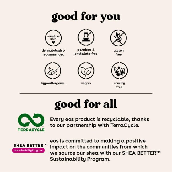 eos Cashmere Skin Collection Pre-Shave Scrub- Vanilla Cashmere Scented, Exfoliating Body Scrub, 7 fl oz