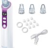 Beurer Blackhead Remover Pore Vacuum with 3 Suction Head Attachments & 5 Suction Levels, for All Skin Types - Blackhead Vacuum for Deep Cleansing, FC41