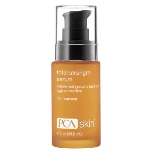 PCA SKIN Total Strength Serum - Plumping & Firming Skin Treatment with Epidermal Growth Factors & Peptides (1 oz)