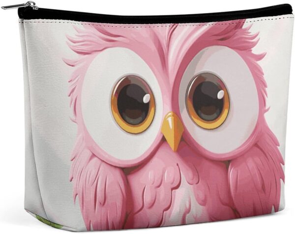 Makeup Bag for Women Cosmetic Bags Owl Travel Toiletry Bag Cute Zipper Make Up Bags Large Capacity Make Up Case Organizer Portable Makeup Pouch for Travelling Gift