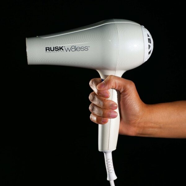 RUSK Engineering W8less Professional 2000 Watt Dryer, 7 Speed Settings, Lightweight.