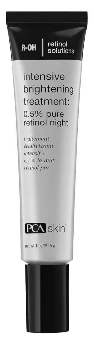 PCA SKIN Intensive Brightening Treatment - 0.5% Pure Vitamin A Retinol Face Serum for Discoloration & Dark Spots (1 oz)