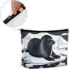 Seals on Ice Makeup Bag for Women Portable Travel Toiletry Pouch, PU Leather Cosmetic Bag with Zipper