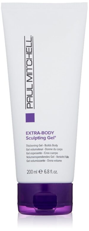 Paul Mitchell Extra-Body Sculpting Gel, Thickens + Builds Body, For Fine Hair