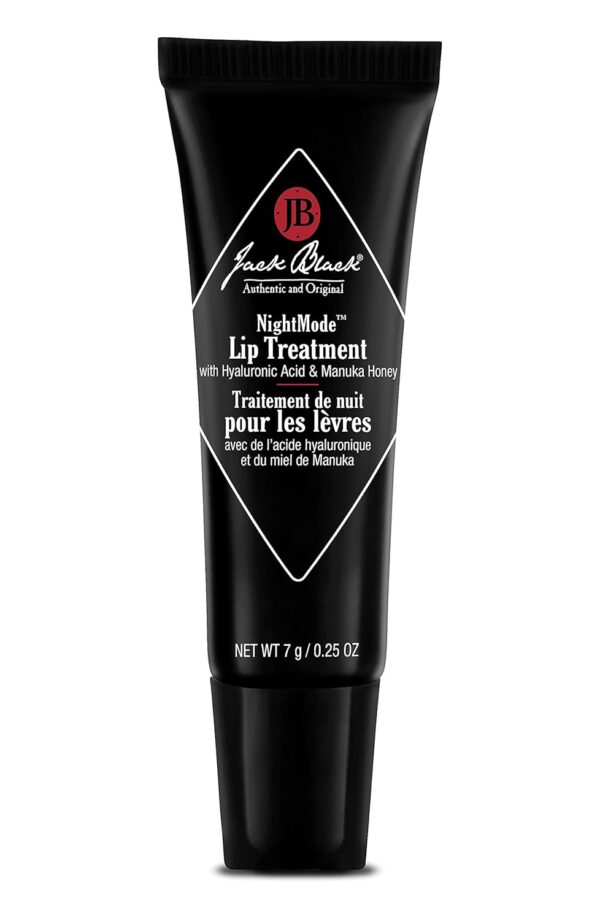 Jack Black NightMode Lip Treatment - Overnight Lip Treatment, Hydrating Lip Mask Overnight, Lip Hydration Treatment, Lip Moisturizer Overnight, Night Lip Mask with Hyaluronic Acid, Overnight Lip Balm