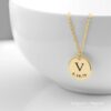 Personalized Initial Necklace for Women, Gift for Mom, Custom Kids Name Jewelry, Unique Gifts for Teen Girls, Birthdays, and Graduations -LCN-ID