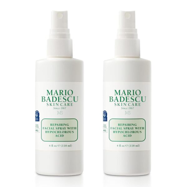Mario Badescu Repairing HOCl Facial Spray with Hypochlorous Acid – Soothes & Calms Angry, Irritated Skin, Reduce Redness & Flare-Ups – pH Balancing, Non-Irritating Cleanser, Fragrance-Free