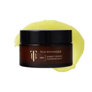 True Botanicals Ginger Turmeric Cleansing Balm | Removes Makeup, Sunscreen & Dirt - Not Moisture | Dermatologist Tested, All Natural, Vegan, Clinically Proven | 3.4 fl oz | 100 ml