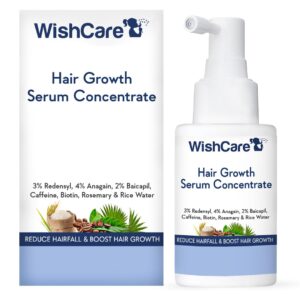 Hair Growth Serum Concentrate - Rosemary, 3% Redensyl, 4% Anagain, 2% Baicapil, Caffeine, Biotin, Plant Keratin & Rice Water