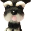  YJIUYUANQ 1 Sets Lovely Dog Pendant Craft Wool Felting Kit for Beginners - Felt Animal Pendant kit
