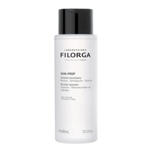 Filorga Skin-Prep Micellar Solution Makeup Remover with Natural Sugars and Gently Cleaning Surfactants to Cleanse and Hydrate Skin
