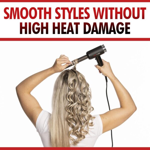 CHI Lava Curl Shot, Hair Curling Wand For Voluminous, Shiny & Long-Lasting Curls, Lower Temperature, Ergonomic, Comfortable Design For Easy Use