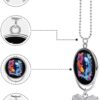 Pisces Zodiac Constellation Car Hanging Ornaments Cute Rearview Mirror Swing Pendant Decorations Silver-Style