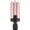 Beachwaver 3B Waver - Midnight Rose | Triple Barrel Hair Waver for Mermaid Waves | Professional Curling Iron with Adjustable Temperature, LED Screen, and Ceramic Barrels