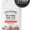 Poo-Pourri Tropical Hibiscus Pocket Before-You-Go Air & Toilet Spray - Instantly Trap Bathroom Odor - Plant Based Ingredients & Essential Oils - Travel Essentials, with Hibiscus Apricot & Citrus Scent
